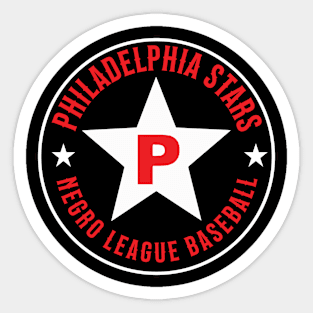 The Philadelphia Stars - Negro Leagues Baseball - Tribute Star Sticker